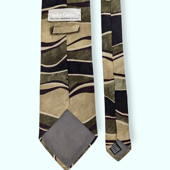 Enrico Carlucci 100% Silk Tie - Picture 3 of 4
